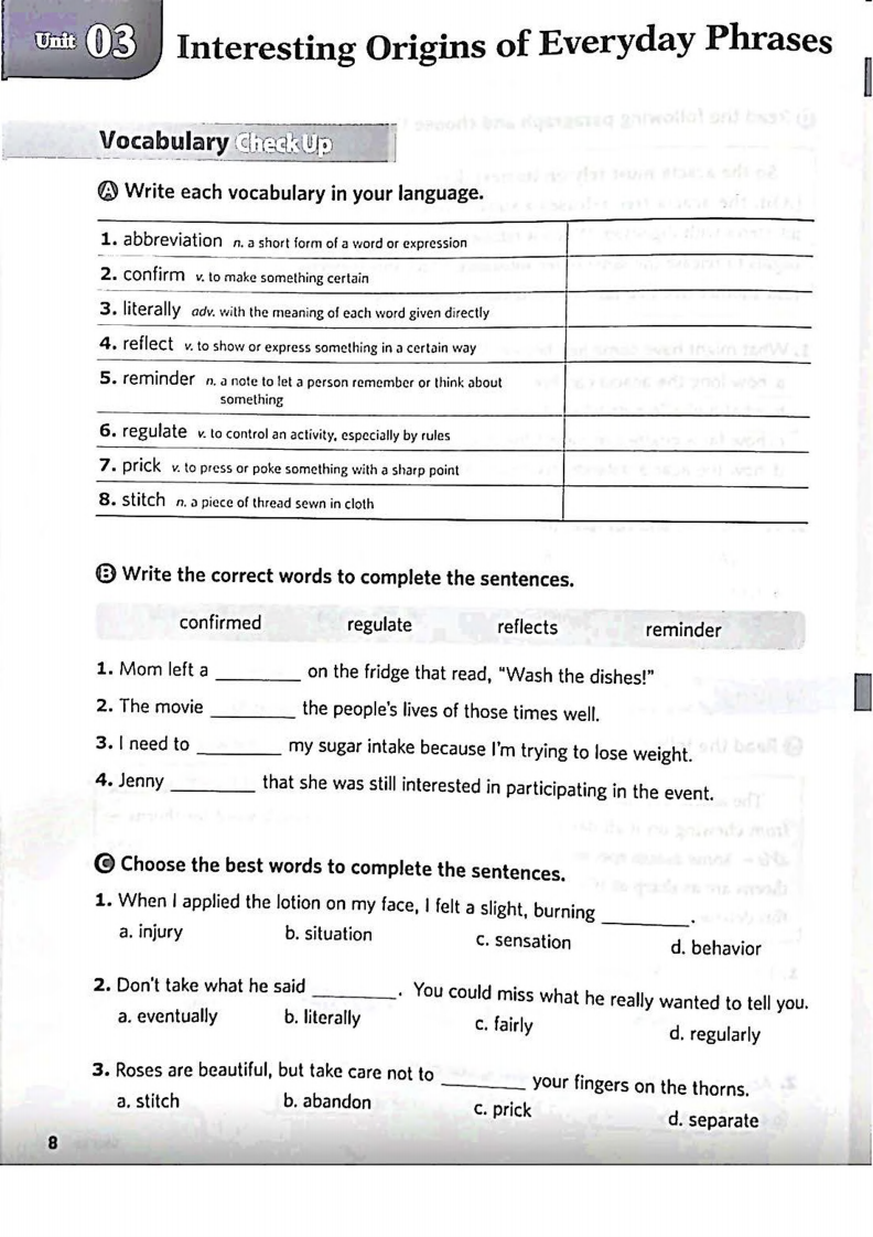 Bricks Reading 300³_workbook 第8页